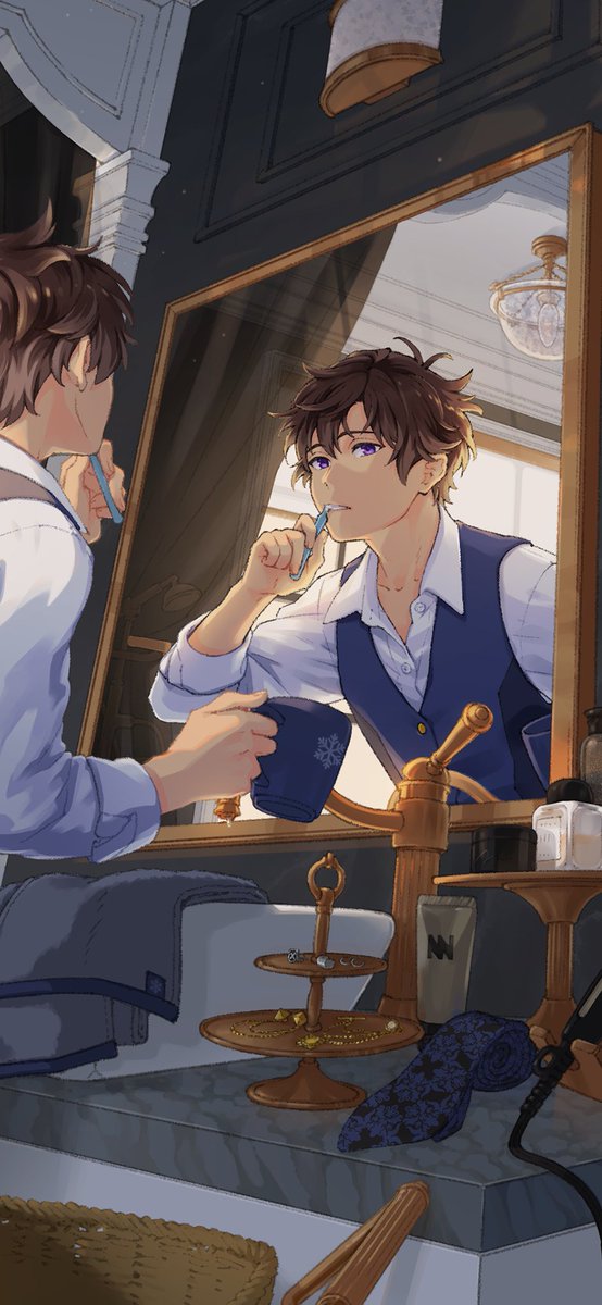 🎨魔除けの絵札🖌️ 【ナイトの身支度】ルーカス・エラント ✨初登場