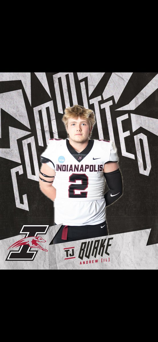 Tj (@tjburke1422) on Twitter photo Excited to announce that I will be committing to University of Indianapolis to continue my academic and athletic careers. Thank you to <a href="/KeeversChris/">Chris Keevers</a> for this opportunity and to my coaches and family for getting me this far.
<a href="/CoachBlackmon50/">Rahju Blackmon</a> <a href="/UIndyFB/">UIndy Football</a>
<a href="/VJA_FOOTBALL/">Andrew Football</a> <a href="/CoachLew_66/">Adam W. Lewandowski</a> Excited to announce that I will be committing to University of Indianapolis to continue my academic and athletic careers. Thank you to <a href="/KeeversChris/">Chris Keevers</a> for this opportunity and to my coaches and family for getting me this far.
<a href="/CoachBlackmon50/">Rahju Blackmon</a> <a href="/UIndyFB/">UIndy Football</a>
<a href="/VJA_FOOTBALL/">Andrew Football</a> <a href="/CoachLew_66/">Adam W. Lewandowski</a>