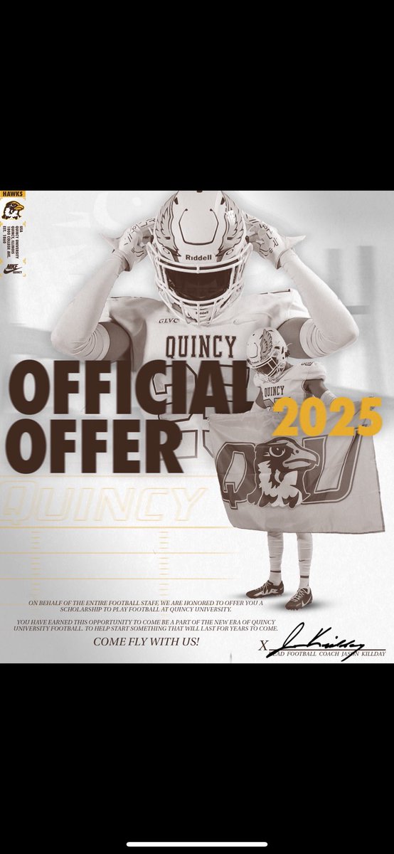 Samuel Mancilla (@sammancilla06) on Twitter photo After a great conversation with <a href="/TheCoach_Buddha/">Aaron Lawrence</a>, i’m grateful to receive an offer from Quincy University! 🦅 <a href="/linecoach78/">Coach Tom Hubbard</a> <a href="/_CoachVuk/">Coach Vuk</a> <a href="/jnicoll5/">Jeffrey Nicoll</a> <a href="/BartlettFootba1/">Bartlett Football</a> <a href="/EDGYTIM/">Timothy “EDGYTIM” OHalloran</a> <a href="/DeepDishFB/">DEEP DISH FOOTBALL</a> <a href="/BartlettHawksAD/">Jeff Bral</a> After a great conversation with <a href="/TheCoach_Buddha/">Aaron Lawrence</a>, i’m grateful to receive an offer from Quincy University! 🦅 <a href="/linecoach78/">Coach Tom Hubbard</a> <a href="/_CoachVuk/">Coach Vuk</a> <a href="/jnicoll5/">Jeffrey Nicoll</a> <a href="/BartlettFootba1/">Bartlett Football</a> <a href="/EDGYTIM/">Timothy “EDGYTIM” OHalloran</a> <a href="/DeepDishFB/">DEEP DISH FOOTBALL</a> <a href="/BartlettHawksAD/">Jeff Bral</a>