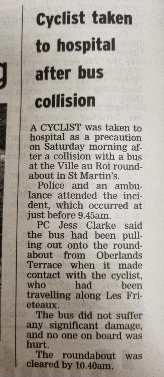 Ross Le Brun (@rosslebrun) on Twitter photo Unbelieveable in <a href="/GuernseyPress/">Guernsey Press</a>
Bus driver doesnt give way to traffic coming from right at a roundabout. Collides in to a cyclist
<a href="/GuernseyPolice/">Guernsey Police</a> let us know the bus is ok 🤨
Nothing about how the person in hospital the driver hit is doing 🤦🏻♂️ Unbelieveable in <a href="/GuernseyPress/">Guernsey Press</a>
Bus driver doesnt give way to traffic coming from right at a roundabout. Collides in to a cyclist
<a href="/GuernseyPolice/">Guernsey Police</a> let us know the bus is ok 🤨
Nothing about how the person in hospital the driver hit is doing 🤦🏻♂️