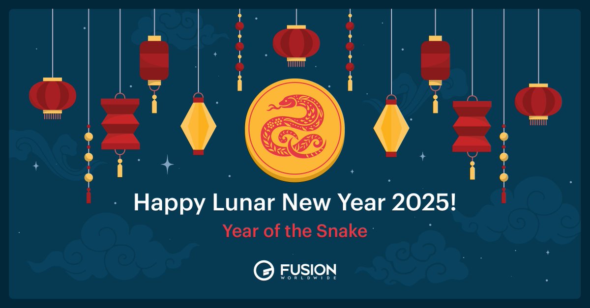 FusionFirst's tweet image. Happy Lunar New Year and Year of the Wood Snake! 🐍✨ Let’s channel its resourcefulness and intelligence to stay innovative and adaptable. Wishing health, happiness, and success to all in the year ahead! 🌟 #LunarNewYear #YearOfTheSnake