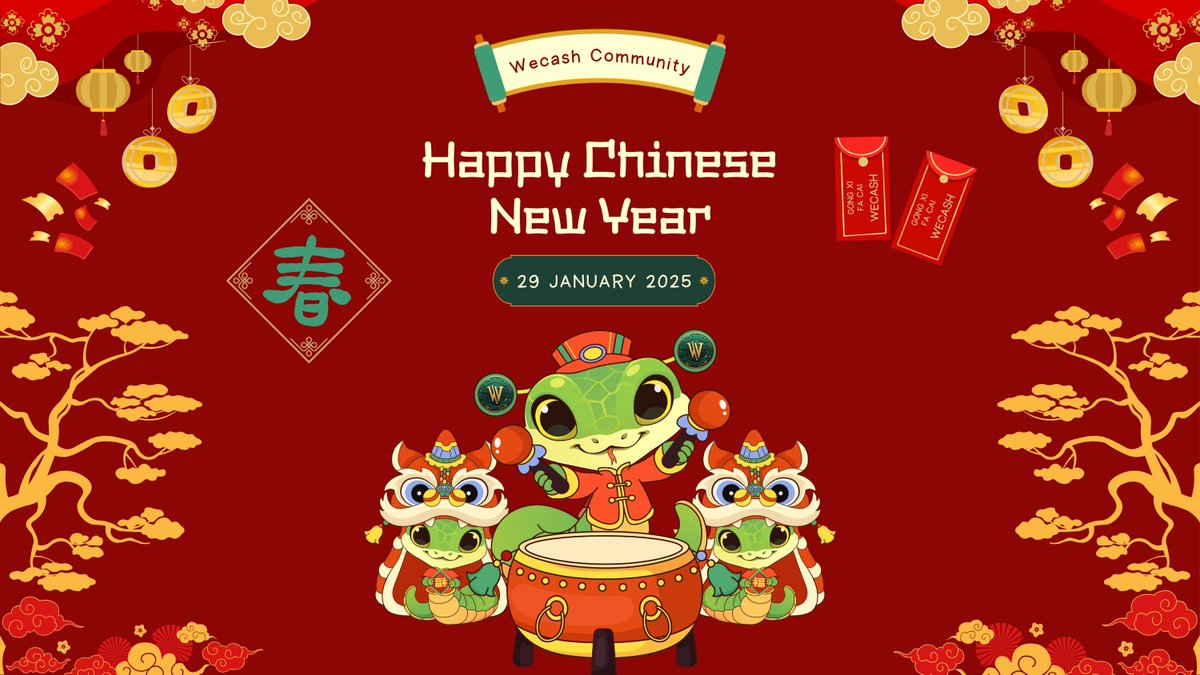 🧧 Gong Xi Fa Cai!🍊
May your year be filled with #prosperity, good #fortune, and endless #Rewards !

#HappyChineseNewYear2025 #CNY2025 #GongXiFaCai #wch #wecash #masternode #coin #hongbai