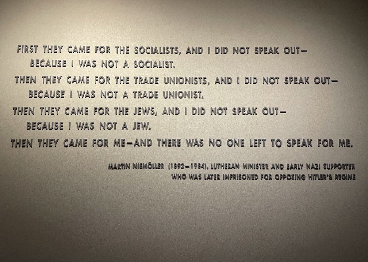 Back in August I had the opportunity to visit the <a href="/HolocaustMuseum/">US Holocaust Museum</a> for the first time. I snapped this picture …feels pretty relevant. The signals are there … What you do matters!