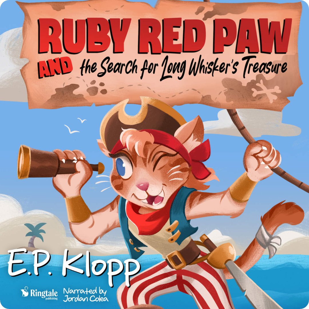 RingtaleBooks's tweet image. The audiobook for Ruby Red Paw & the Search for Long Whisker's Treasure is now available for pre-order on Audible! 😺🏴☠️
audible.com/pd/B0DTVVSSDR/…