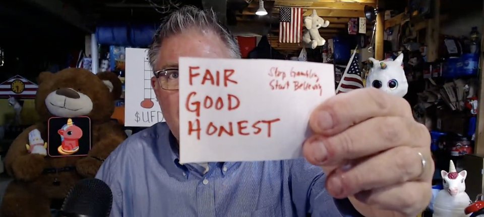 Fair. Good. Honest.

For years, crypto has been the antithesis of these values—plagued by 

Dishonesty. Toxicity. Manipulation. 

Yesterday, $UFD ’s dev, Rontoshi (<a href="/BasementRon/">RonsBasement 🦄💨✨</a>), found himself face-to-face with the ugliness of this space.

In a poetic twist, this was no mere