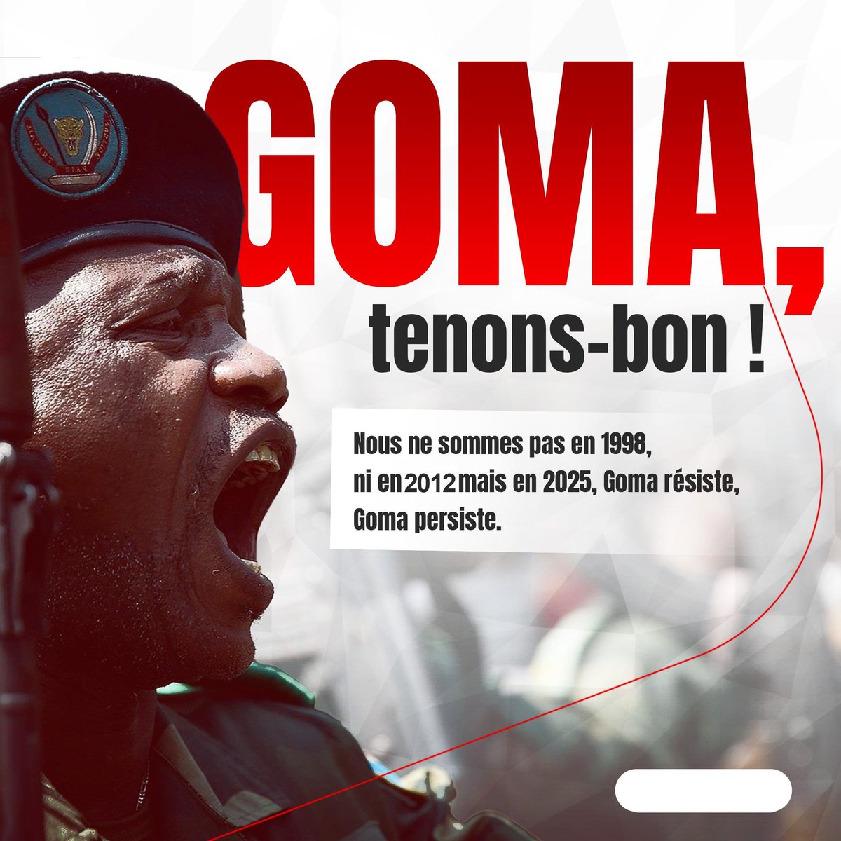 jo_mbuyamba's tweet photo. Goma, n'oublie pas : nous sommes unis, nos prières t'accompagnent. 

En 2025, nous croyons en la victoire. L'espoir est notre force. Ensemble, nous irons plus loin.

@PatrickMuyaya @Presidence_RDC @FondationDNT
@DeniseNyakeru 

#Goma #Unité #RwandaDégage https://t.co/ATW5tE4Id7