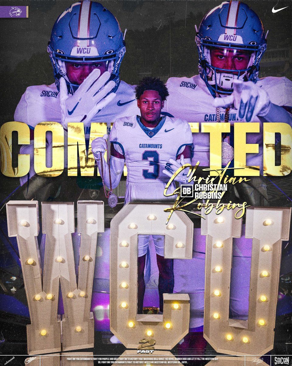 Robbinschris12's tweet image. 100% committed #gocats🤍💜 @JonesHSFootball @WCUCoachO @CoachMurph_9