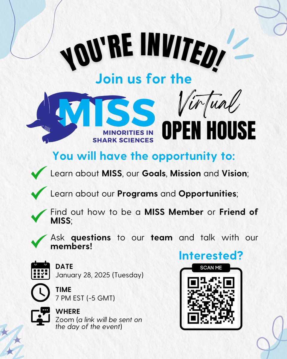 Ingrid Hyrycena dos Santos (@ingridhyrycena) on Twitter photo Our 1st <a href="/MISS_Elasmo/">Minorities in Shark Sciences (MISS)</a> Minorities in Shark Sciences’ Virtual Open House is happening right now! 💙🦈 Our 1st <a href="/MISS_Elasmo/">Minorities in Shark Sciences (MISS)</a> Minorities in Shark Sciences’ Virtual Open House is happening right now! 💙🦈