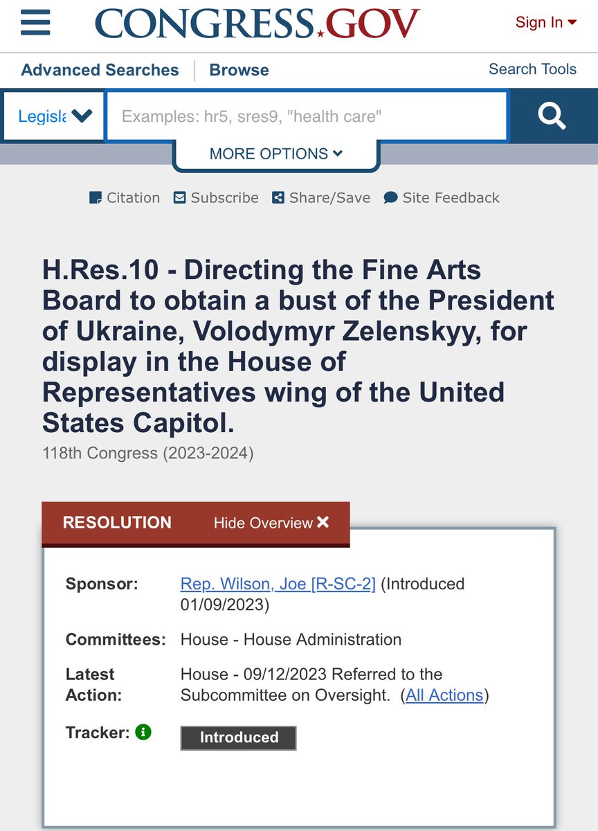 ianmiles's tweet photo. Rep. Joe Wilson (R) South Carolina wants tax dollars to be spent on a creating a bust of Ukrainian President Volodomyr Zelensky to be displayed at the Capitol. Is this a good use of tax dollars? https://t.co/sGWacPepD3