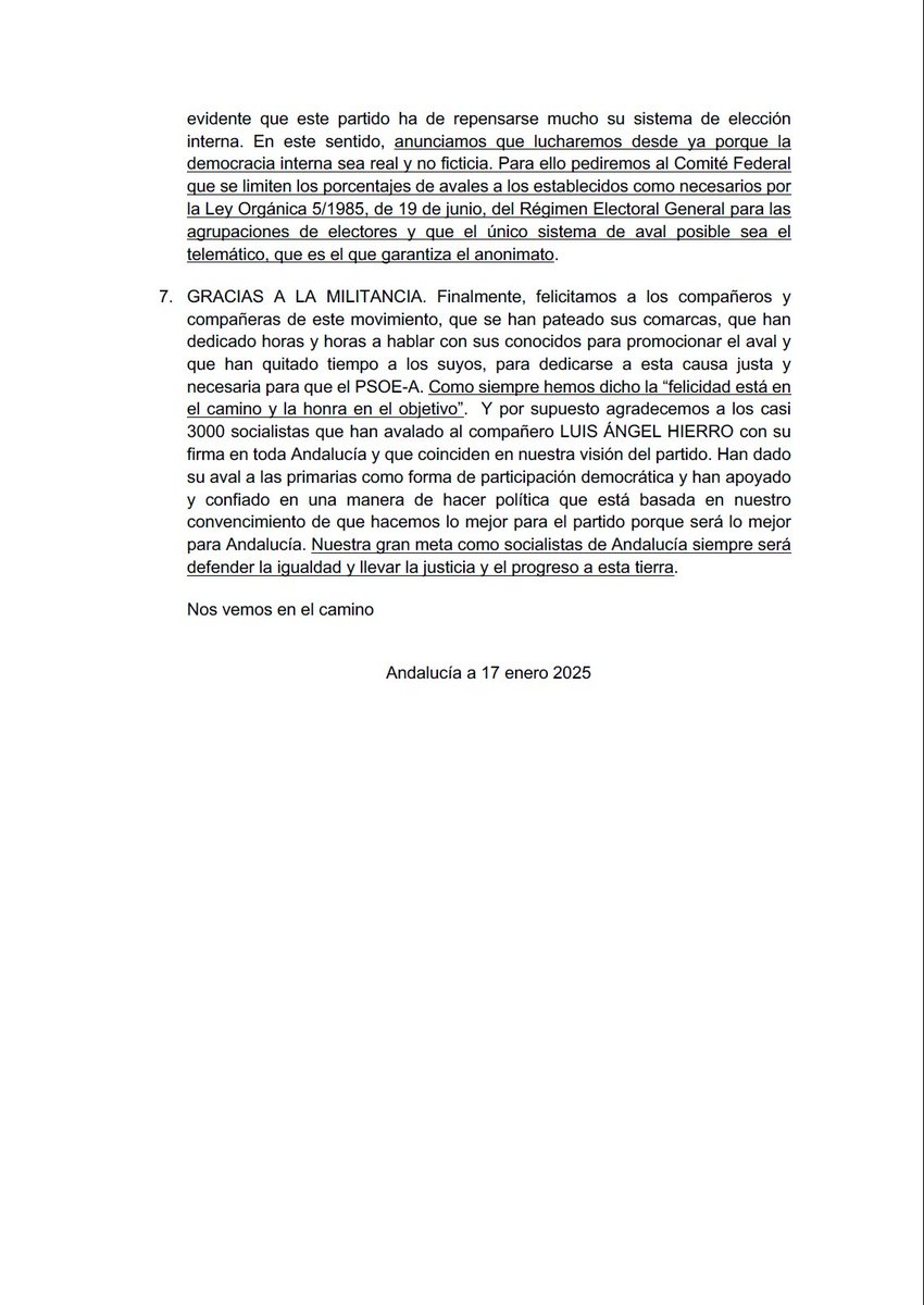 Os explicamos el trabajo de <a href="/Recons_PSOEA/">RECONSTRUCCIÓN PSOE-A 🌹💪</a>  resumiendo los logros:
👉Defensa de la democracia interna

👉Hemos dado a conocer en los medios otros mensajes de un <a href="/PSOE/">PSOE</a> plural

👉Cambio de SG del <a href="/psoedeandalucia/">PSOE de Andalucía</a> 

👉Apoyamos al mejor activo socialista, <a href="/mjmonteroc/">María Jesús Montero</a>, para ganar al PP