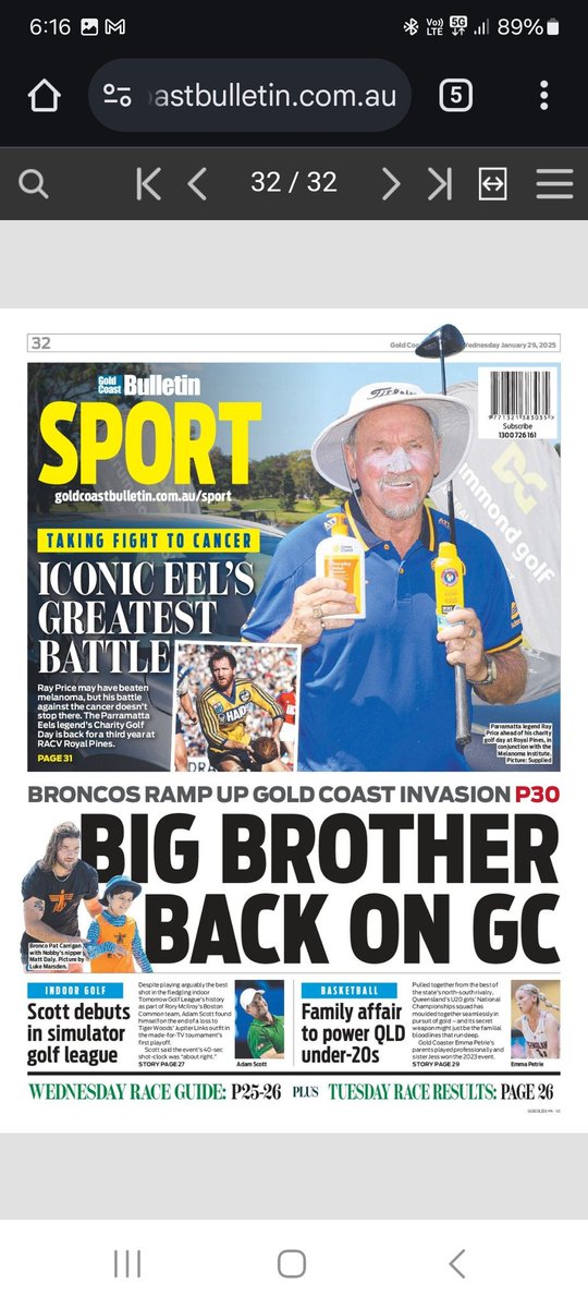 Cracking yarn by <a href="/Mitchbourke/">Mitch Bourke</a> in <a href="/GCBulletin/">Gold Coast Bulletin</a> #RayPrice #ParraDise

Register a team and have a crack at a hole in one for a new car! 
 eventbrite.com.au/e/ray-price-in…