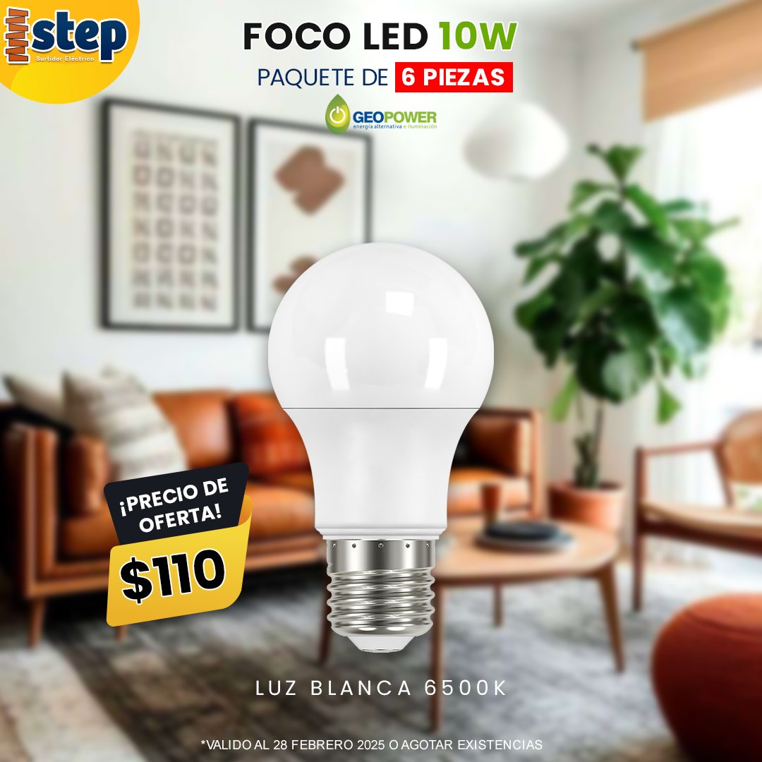 StepBelisario's tweet image. Ilumina tu hogar, oficina o comercio con la mejor tecnología LED a un precio increíble 🤩
#FocosLED #Decoracion #SalasModernas #AhorroDeEnergia