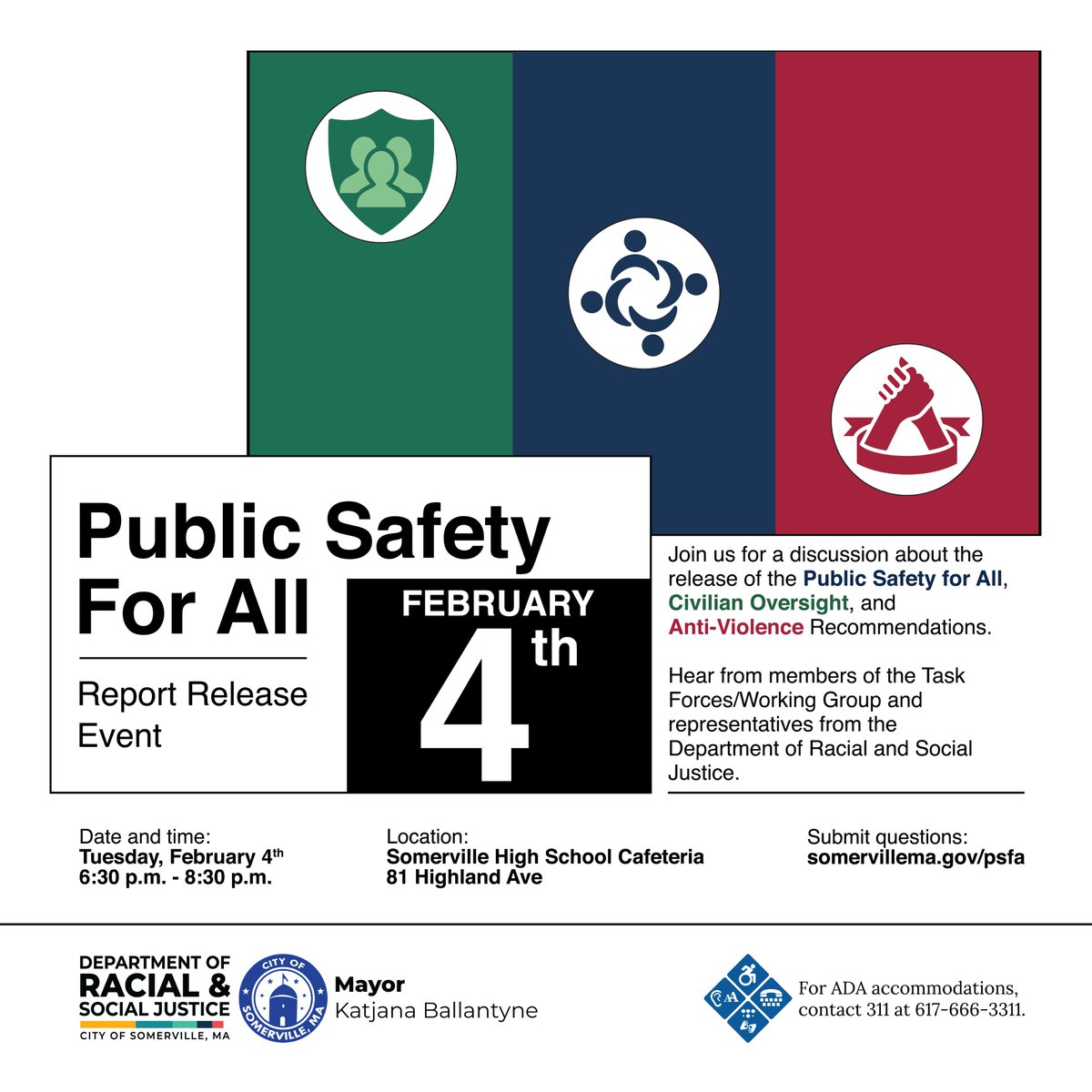 Next Tuesday, February 4th, we’re inviting community members to join representatives from the Task Forces/Working Group to discuss their completed reports, their recommendations, and the course of their work.

Submit questions for discussion in advance: form.jotform.com/250074276188158