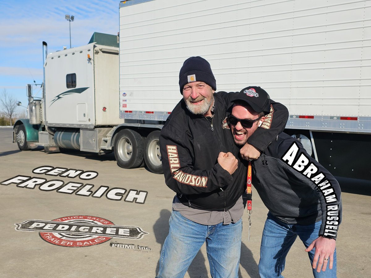 PedigreeTruck's tweet image. ❄️ Keeping it cool on the road! Huge congrats to Geno Froelich on his new reefer trailer! 

🧊🚛 Ready to haul fresh and frozen with top-notch efficiency. Wishing you safe miles and profitable loads ahead!  #ReeferLife #TruckingSuccess #reefertrailer #usedreefertrailer