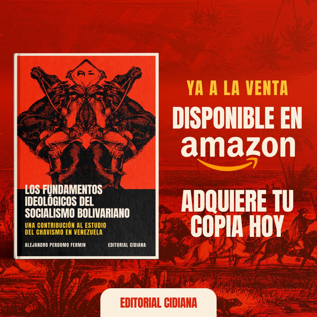 «Los fundamentos ideológicos del socialismo bolivariano», nuestro libro apuesta para estudiar la Venezuela del presente. Ya a la venta.

🔗 Accede al enlace del libro aquí: amazon.com/dp/B0DV9RSM3M