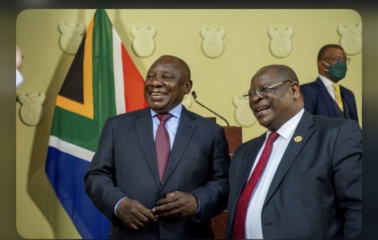 azania1023's tweet image. These two must be arrested for 2021 July Unrests not Duduzile Zuma.

Ramaphosa called our genuine grievances “ethnic mobilisation”

Zondo sentenced Zuma without a trial or referring the case to a lower court.

For the first time concourt “applied new laws” called Zuma laws.