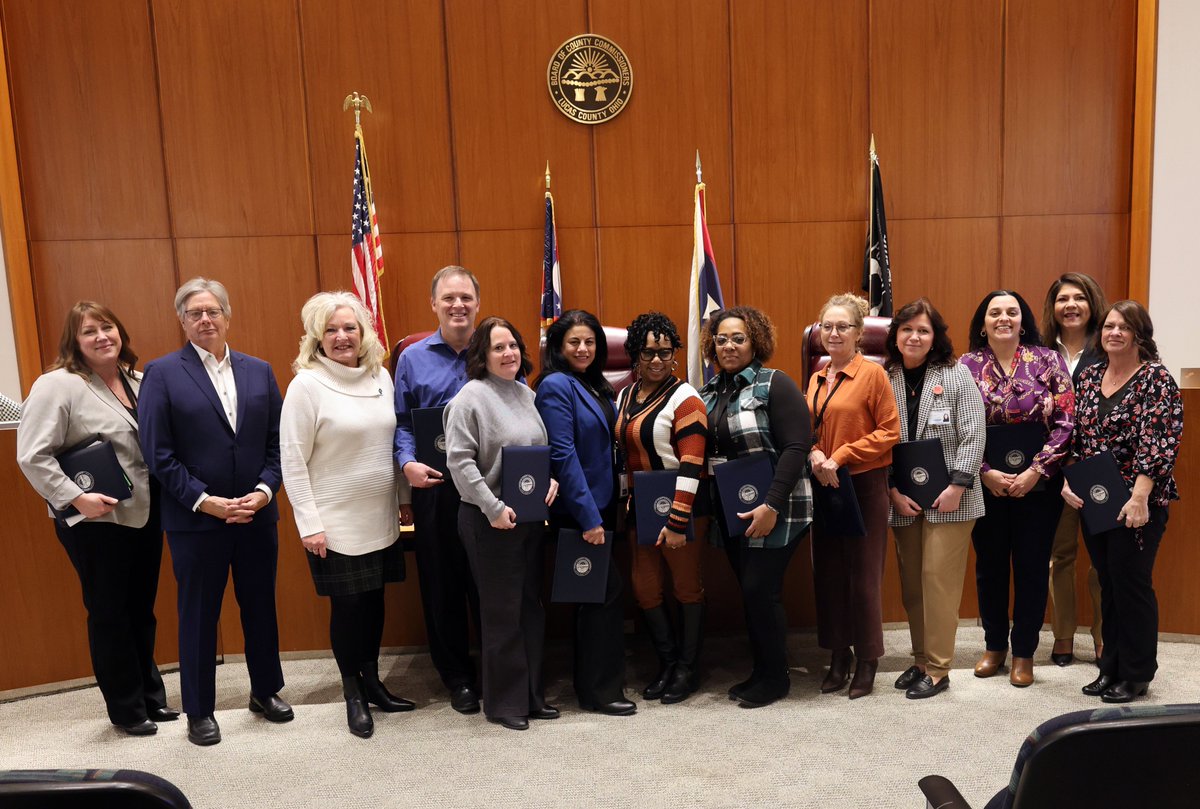 Today, we honored members of Lucas County JFS for earning prestigious statewide awards in 2024.
Our Division of Child Support earned the 2024 Most Improved Paternity Award from Ohio JFS and our childcare unit won Best Application Timeliness from the Ohio Children &amp; Youth.