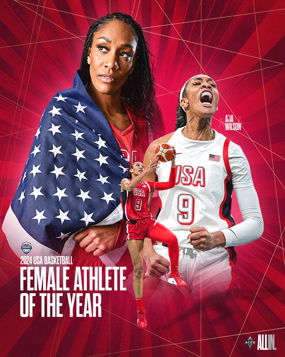 Las Vegas Aces (@lvaces) on Twitter photo ππ‘π ππππ πππ πππ¬π€πππππ₯π₯ π-π¨π§-π π
ππ¦ππ₯π πππ‘π₯πππ π¨π ππ‘π ππππ« πΊπΈπ₯
Congrats, <a href="/_ajawilson22/">A'ja Wilson</a>!
<a href="/usabasketball/">USA Basketball</a> // #USABAwards ππ‘π ππππ πππ πππ¬π€πππππ₯π₯ π-π¨π§-π π
ππ¦ππ₯π πππ‘π₯πππ π¨π ππ‘π ππππ« πΊπΈπ₯
Congrats, <a href="/_ajawilson22/">A'ja Wilson</a>!
<a href="/usabasketball/">USA Basketball</a> // #USABAwards