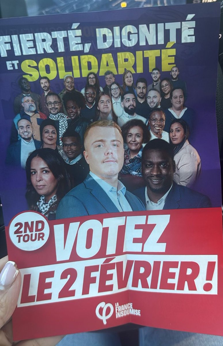 👉🏼 Message des « supplétifs »

Les tracts du 2nd tour étaient imprimés des heures avant la rupture des négociations 

Cessons les mensonges et les manipulations 

Gardons notre énergie pour faire barrage à la droite et à l’extrême droite 

Louis n’a pas encore perdu ! Au combat !