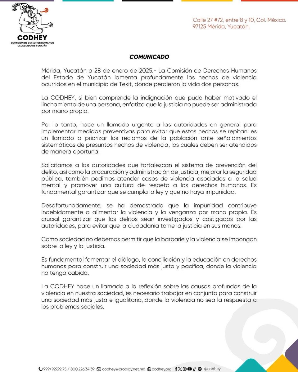 pacomarinMX's tweet photo. La @codhey se ha manifestado al respecto, haciendo un llamado al gobierno de @huachodiazmena para atender con urgencia el caso e implementar acciones que prevengan futuros actos de violencia https://t.co/mwzprh754V
