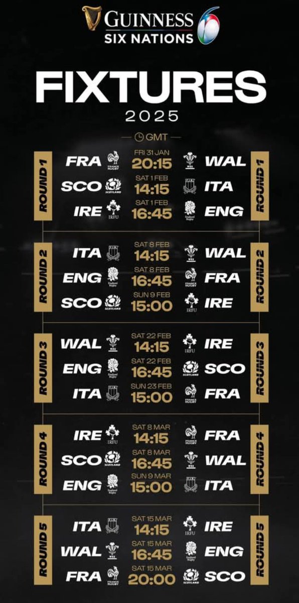 Support your local rugby club this #6Nations2025 
Alll games being shown live at <a href="/evrfc/">Ebbw Vale Rugby</a> <a href="/TheWelfareEVRFC/">The Welfare@EVRFC</a>  Free hot food half time of every Wales match. What's not to love.
Everyone welcome 🍻
#coldbeer
#hotfood
#warmwelcome