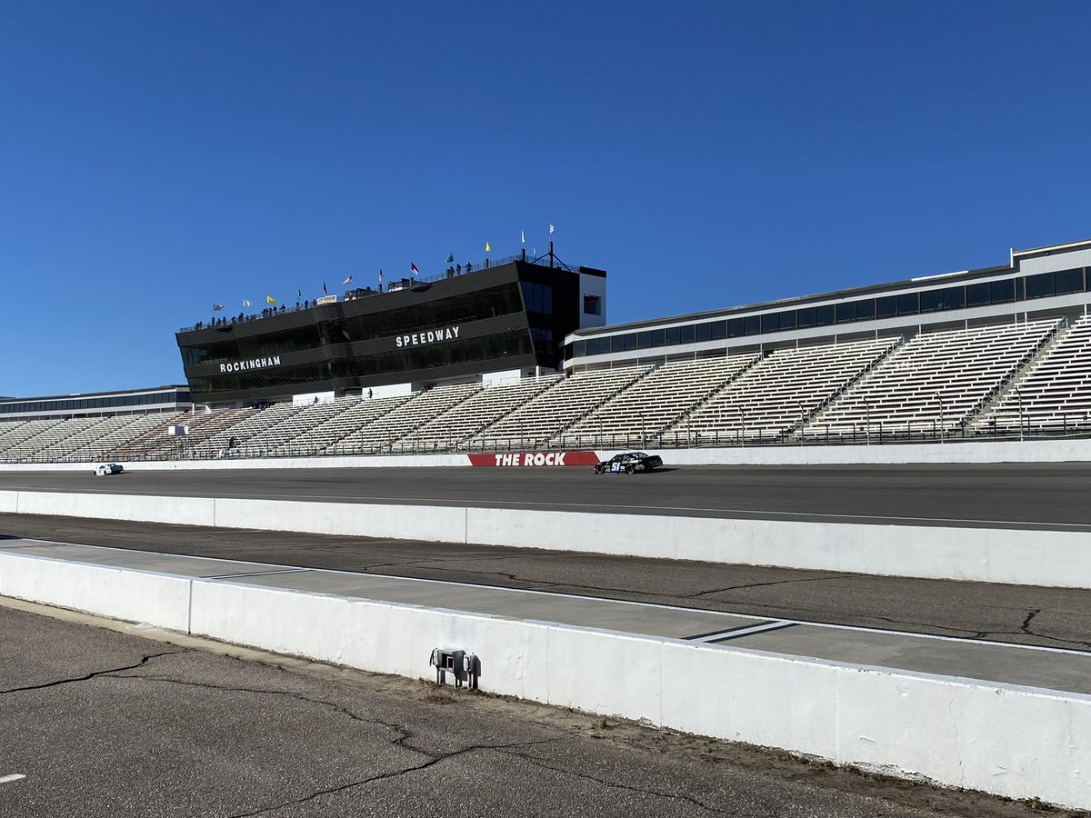 JCR_Clements51's tweet photo. @NASCAR_Xfinity 
#TestingTuesday currently happening @Rockingham1965.  @JClements51 says
“It’s Gripped Up &amp; Fast”  
#TeamJCR to put a fresh set of @GoodyearRacing 🛞🦅 &amp; keep chipping away at it 💪💪 &amp; get the @TeamChevy #51 dialed in over these last two @XfinityRacing sessions. https://t.co/tu0mVZ7i5G