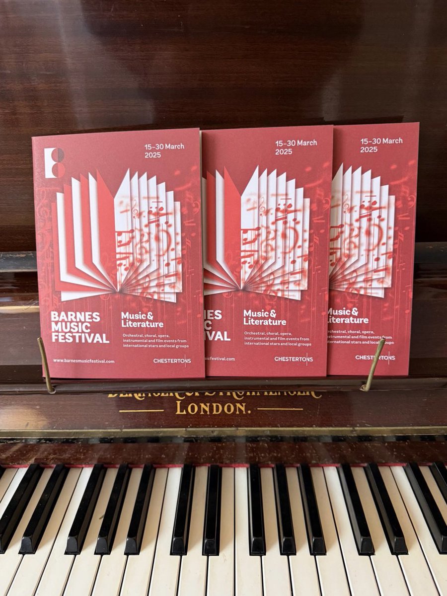 The brochures have arrived! 🎉

You can pick up your copy at St Mary’s Barnes or from Chestertons’ Barnes office to explore this year’s incredible lineup and events.

Or check it out online at barnesmusicfestival.com!