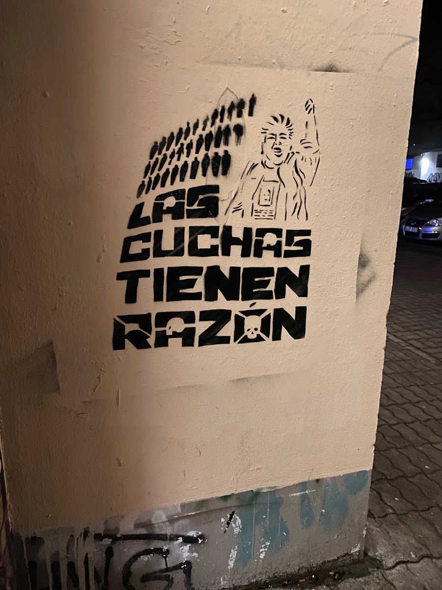 Ahora también en Berlin, Alemania: #LasCuchasTeníanRazón
