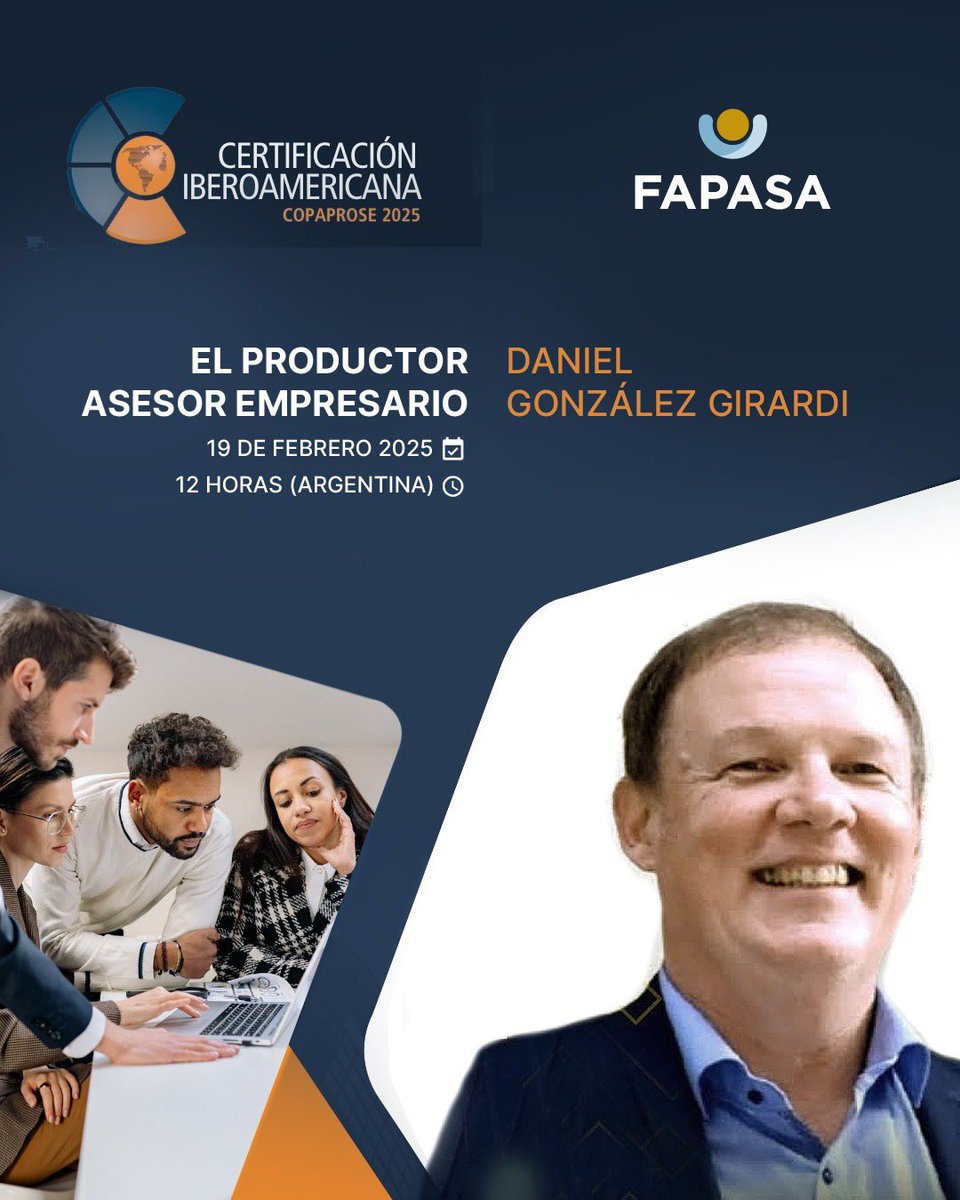 🌟 COPAPROSE LANZA SU PROGRAMA DE CERTIFICACIÓN IBEROAMERICANA 2025 🌟

¿Estás listo para subir de nivel en tu carrera? 🚀

📌 Conocé más detalles en Asegurando Digital 👉 bit.ly/4hf4Epf

#FAPASAFEDERAL #COPAPROSE 🌍📚