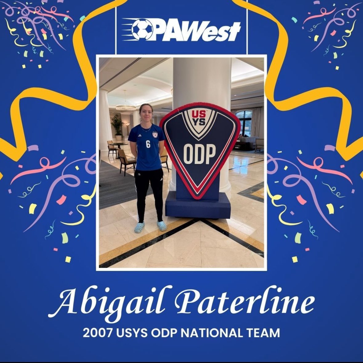 2025 Franklin Regional HS Girls Soccer (@frgirlssoccer1) on Twitter photo Huge shoutout to <a href="/Abby_Paterline/">Abby Paterline</a> for being named to the USYS ODP National Team! <a href="/FRPantherSports/">FR Panther Sports</a> <a href="/BillBeckner/">Bill Beckner</a> <a href="/MoeRosensteel/">Kaitlyn Moe Rosensteel Scholarship Foundation</a> <a href="/TribLiveHSSN/">TribLive HSSN</a> <a href="/WestmorelandSN/">Westmoreland Sports Network</a> <a href="/wpial7/">WPIAL</a> <a href="/pghsoccernow/">Pittsburgh Soccer Now</a> <a href="/DScott_Arnold/">Scott Arnold</a> <a href="/ImYouthSoccer/">ECNL/GA/Recruiting/College Soccer</a> <a href="/ImCollegeSoccer/">College Soccer Truth ™</a> <a href="/TopDrawerSoccer/">TopDrawerSoccer</a> <a href="/PrepSoccer/">Prep Soccer ⚽️</a> <a href="/edinborosoccer/">Edinboro Soccer</a> Huge shoutout to <a href="/Abby_Paterline/">Abby Paterline</a> for being named to the USYS ODP National Team! <a href="/FRPantherSports/">FR Panther Sports</a> <a href="/BillBeckner/">Bill Beckner</a> <a href="/MoeRosensteel/">Kaitlyn Moe Rosensteel Scholarship Foundation</a> <a href="/TribLiveHSSN/">TribLive HSSN</a> <a href="/WestmorelandSN/">Westmoreland Sports Network</a> <a href="/wpial7/">WPIAL</a> <a href="/pghsoccernow/">Pittsburgh Soccer Now</a> <a href="/DScott_Arnold/">Scott Arnold</a> <a href="/ImYouthSoccer/">ECNL/GA/Recruiting/College Soccer</a> <a href="/ImCollegeSoccer/">College Soccer Truth ™</a> <a href="/TopDrawerSoccer/">TopDrawerSoccer</a> <a href="/PrepSoccer/">Prep Soccer ⚽️</a> <a href="/edinborosoccer/">Edinboro Soccer</a>