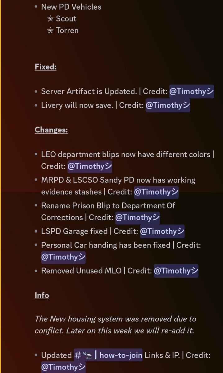 Come check out our first big update in the new year! This is your sign to come get in on the action ♡ #FiveM #GTARP #Rockstar #Rockstargames #GTA #roleplay #UnspokenRoleplay #Twitch #TwitchTV #TwitchStreamers #SmallStreamersCommunity #GrandTheftAuto #pcgaming