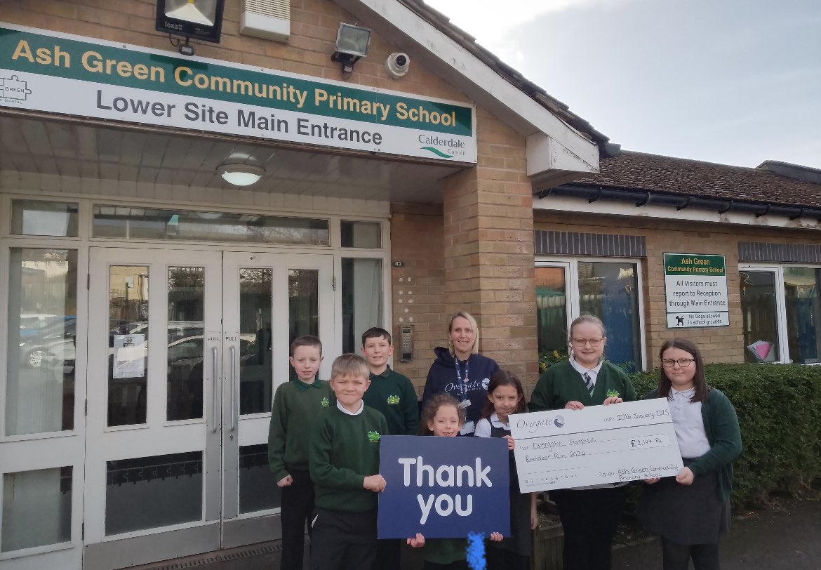 Ash Green Primary (@ashgreenprimary) on Twitter photo Yesterday, we presented a cheque of £2,144.84 to Overgate Hospice from the funds raised by the Reindeer Run and donations from our pantomime to support the hospice after their recent vandalism/theft. A big thanks to all of our Ash Green community! <a href="/OvergateHospice/">Overgate Hospice</a> <a href="/AshGreenHead/">Mungo Sheppard</a> Yesterday, we presented a cheque of £2,144.84 to Overgate Hospice from the funds raised by the Reindeer Run and donations from our pantomime to support the hospice after their recent vandalism/theft. A big thanks to all of our Ash Green community! <a href="/OvergateHospice/">Overgate Hospice</a> <a href="/AshGreenHead/">Mungo Sheppard</a>