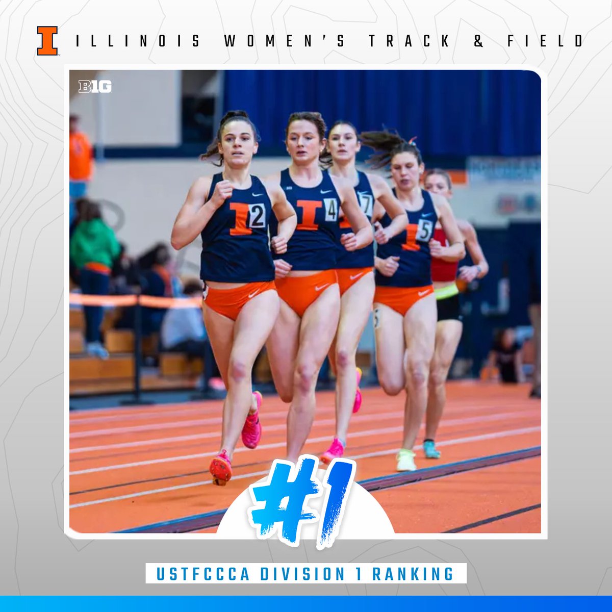 Big Ten Conference (@bigten) on Twitter photo Count it, ✌️ consecutive years debuting at #1 for Illinois Women’s Track & Field!
🔗 bit.ly/3Ch1CBT
#B1GTF x <a href="/IlliniTrackXC/">Illinois Track & Field and Cross Country</a> Count it, ✌️ consecutive years debuting at #1 for Illinois Women’s Track & Field!
🔗 bit.ly/3Ch1CBT
#B1GTF x <a href="/IlliniTrackXC/">Illinois Track & Field and Cross Country</a>