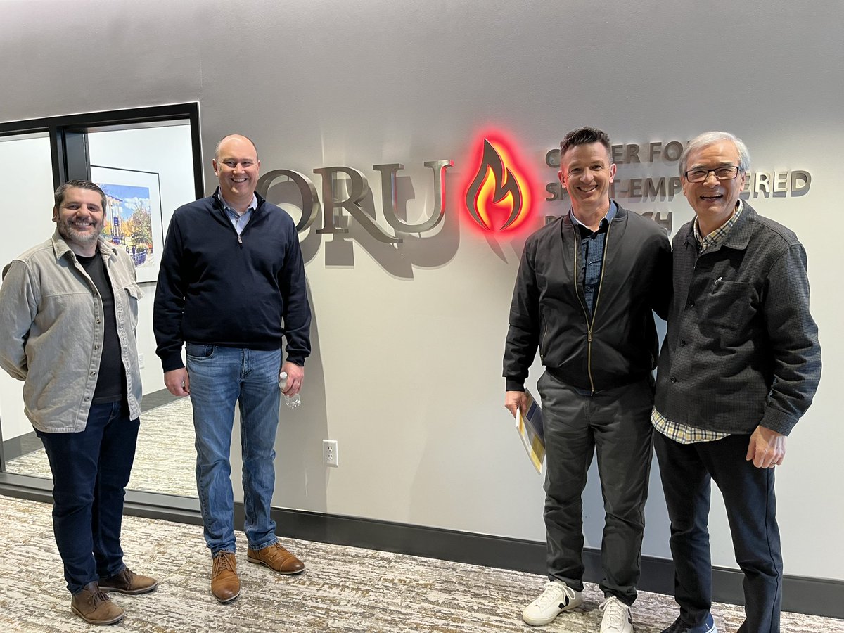 I was privileged to hang out with @maxbarroso and <a href="/awilsonword/">Ashley Wilson</a> from <a href="/empowered21/">Empowered21</a> to conspire about what it will take to reach EVERYone with the Gospel. 

Also got to tour the beautiful campus of @oralrobertsu (where my good friends <a href="/josezayas/">Jose Zayas</a> and @ronluce graduated from) and