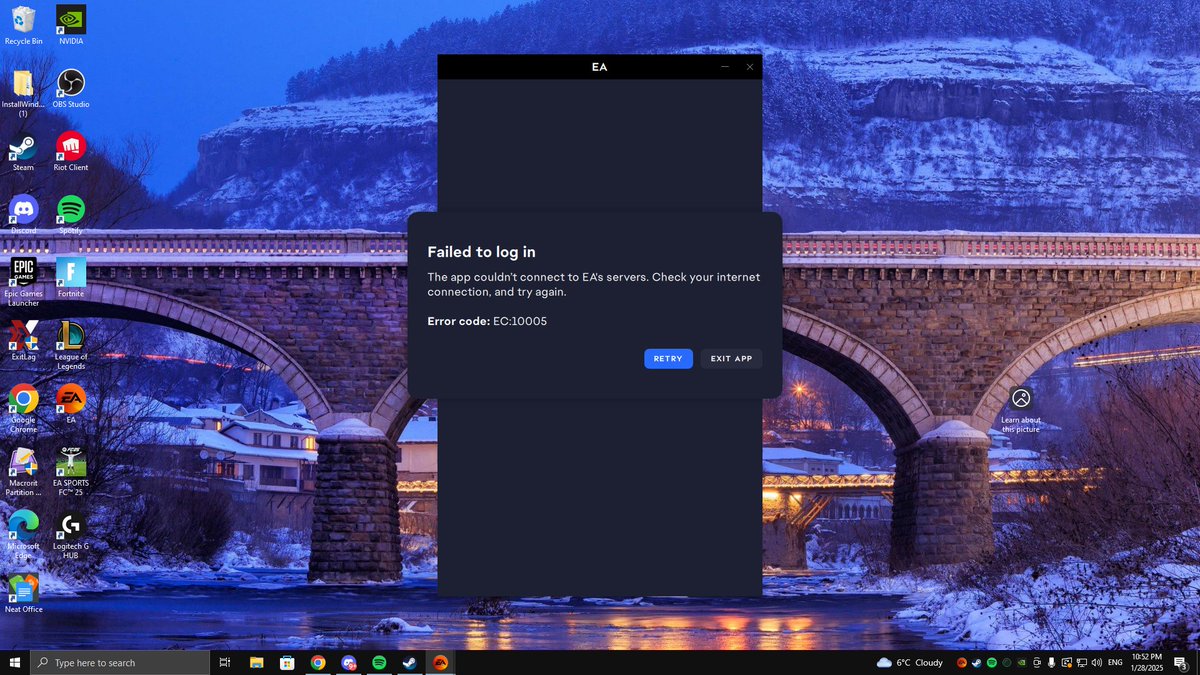 cant launch fc25 tried a lot of things someone help pls