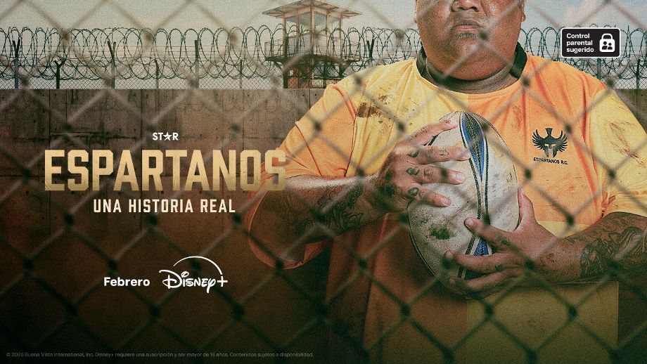 "Espartanos" es una nueva serie que llegará a Disney+ en febrero. Está basada en el equipo de rugby formado por el abogado Eduardo "Coco" Oderigo en el Penal 48 de San Martín. La serie narra cómo el deporte se convierte en una herramienta de reinserción social para los internos.