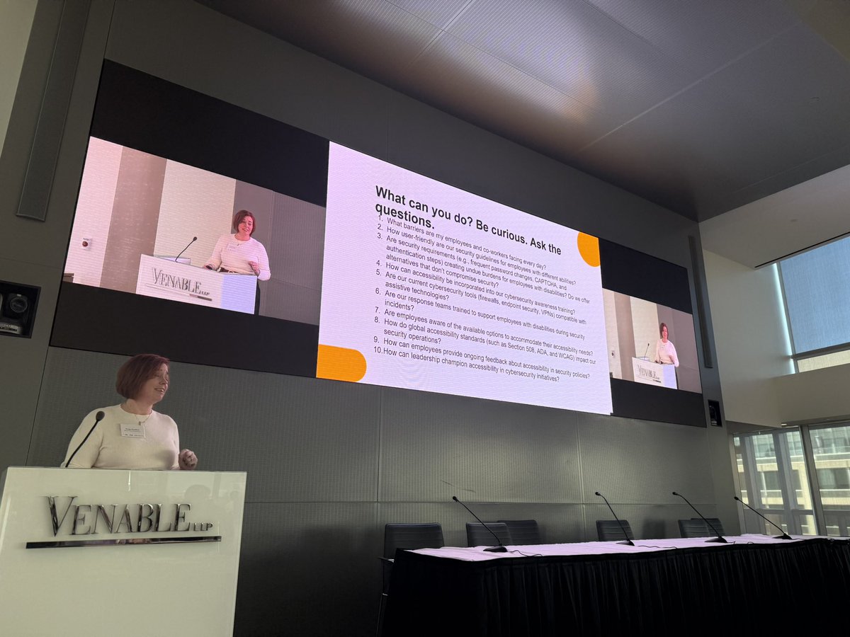 Fantastic advice from Tracy Goodhue on things to think about when it comes to making cybersecurity and identity products more accessible…