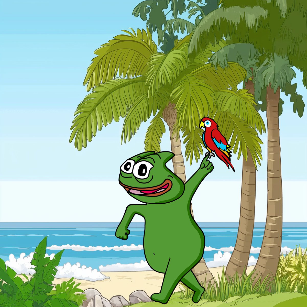 PEPEGA GOES FOR A WALK
