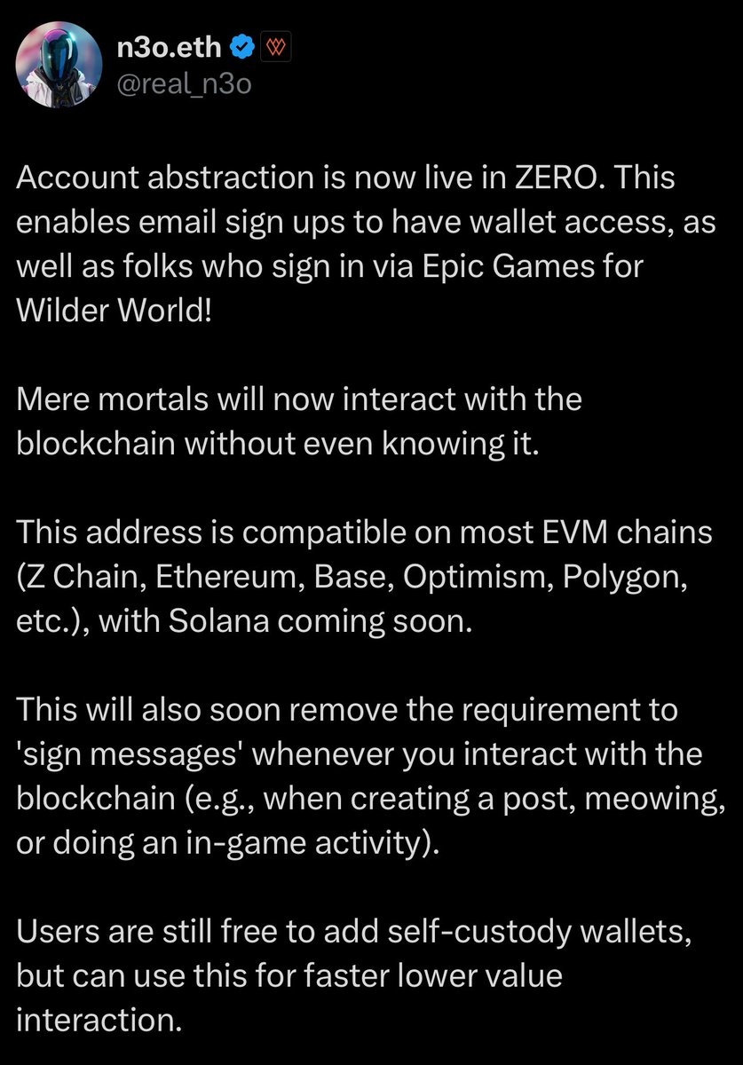 Shiny✨Wilder✨ (@shinywilder) on Twitter photo Friendly reminder: <a href="/WilderWorld/">Wilder World</a> is for all—no blockchain knowledge or complicated wallet approvals required. Just jump in and play! Friendly reminder: <a href="/WilderWorld/">Wilder World</a> is for all—no blockchain knowledge or complicated wallet approvals required. Just jump in and play!