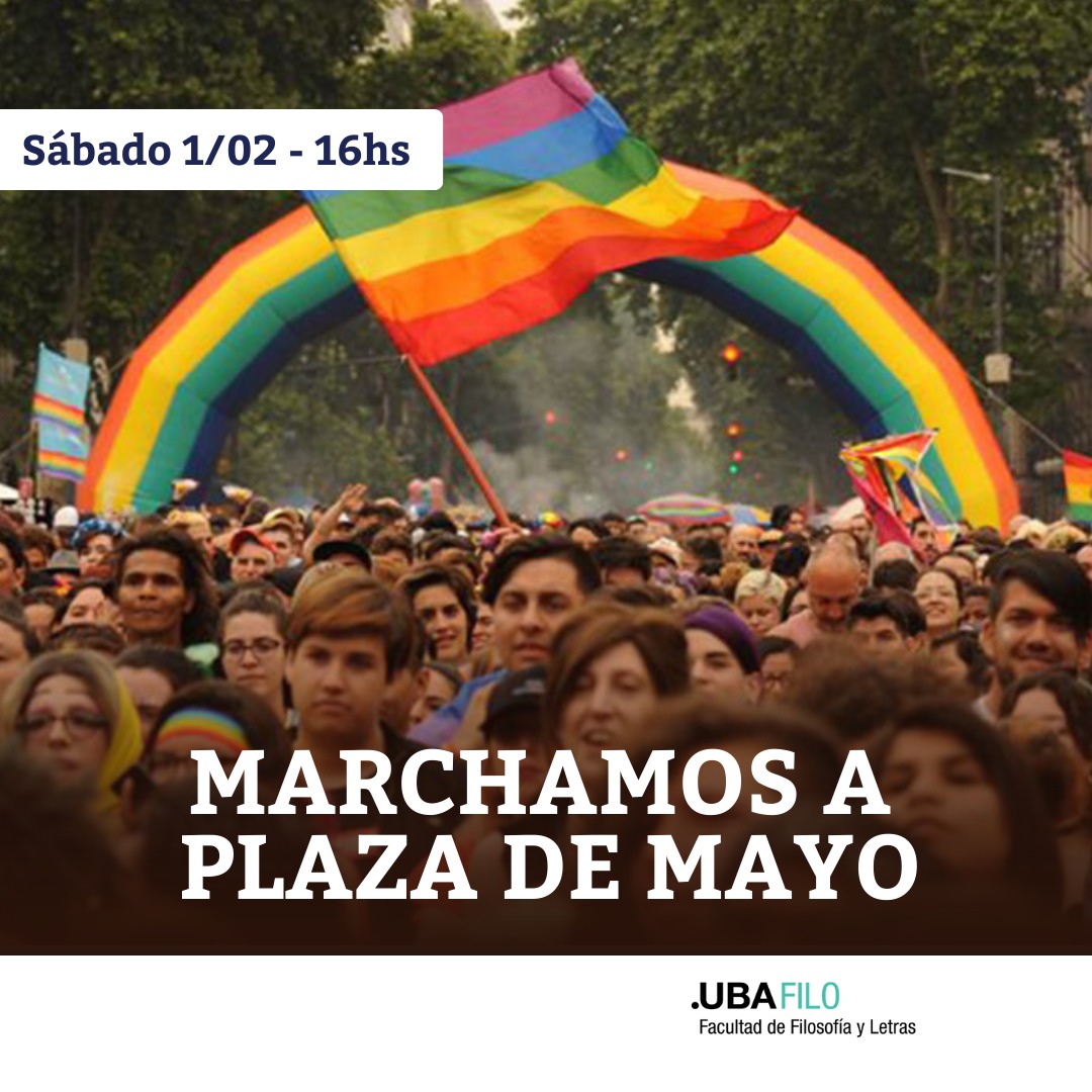 Este sábado marchamos a Plaza de Mayo para repudiar la violencia 🏳️‍🌈

👉 Convocamos a participar de la marcha federal antifascista y antirracista LGBTIQ+ tras las amenazas del presidente hacia el colectivo LGBTIQ+ y los feminismos.

📍 Salimos de Entre Ríos y Belgrano a las 15:30.