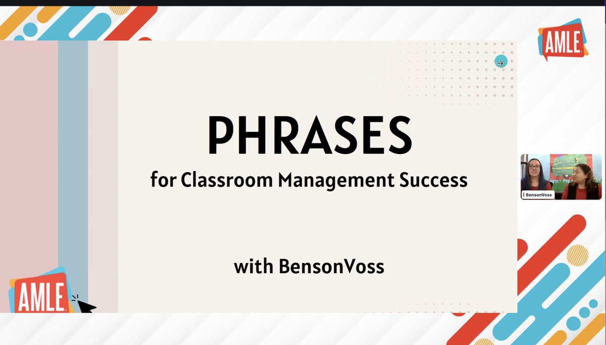 Learning from the amazing <a href="/BensonVoss/">BensonVoss</a> about classroom management!  "Classroom management doesn't mean 'silent compliance". <a href="/AMLE/">AMLE</a>