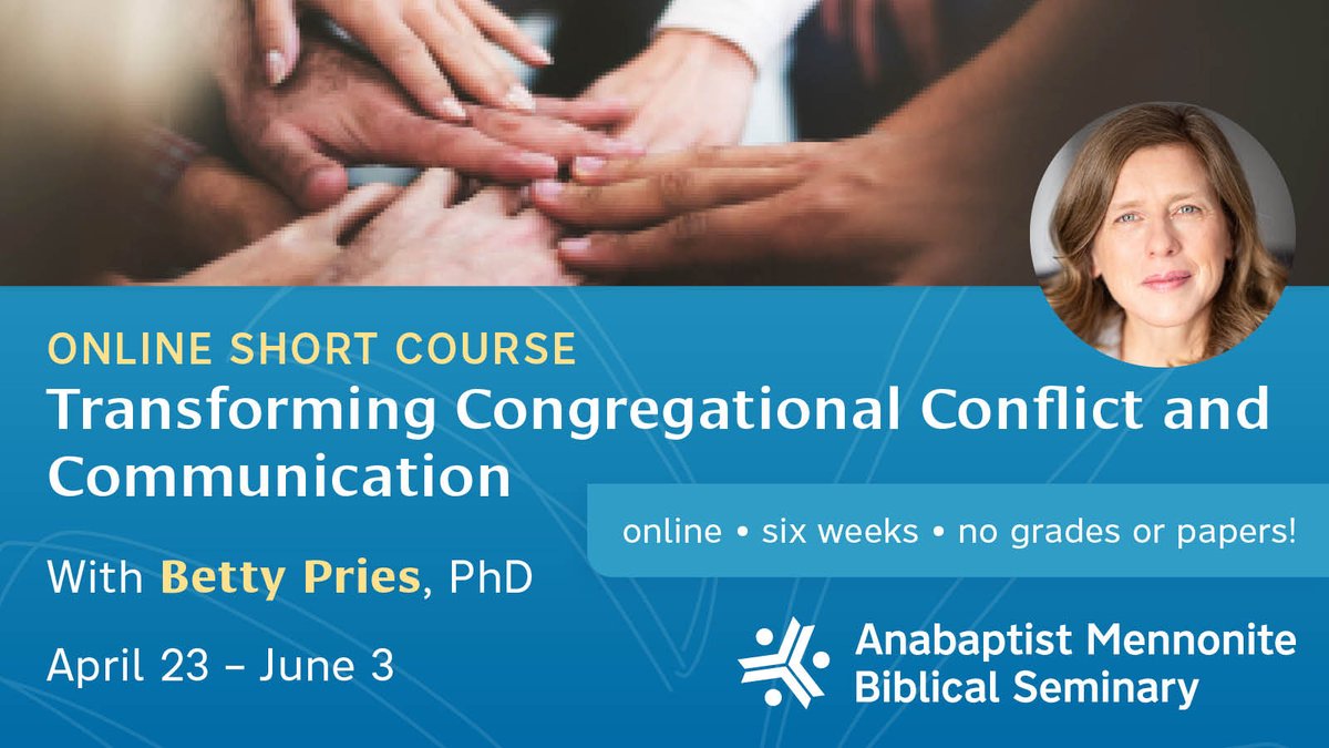 ✨ Experiencing conflict within your congregations?

Learn how to engage differences in this online short course.

👉 Register by April 2 to save $50. loom.ly/YkCjc9k