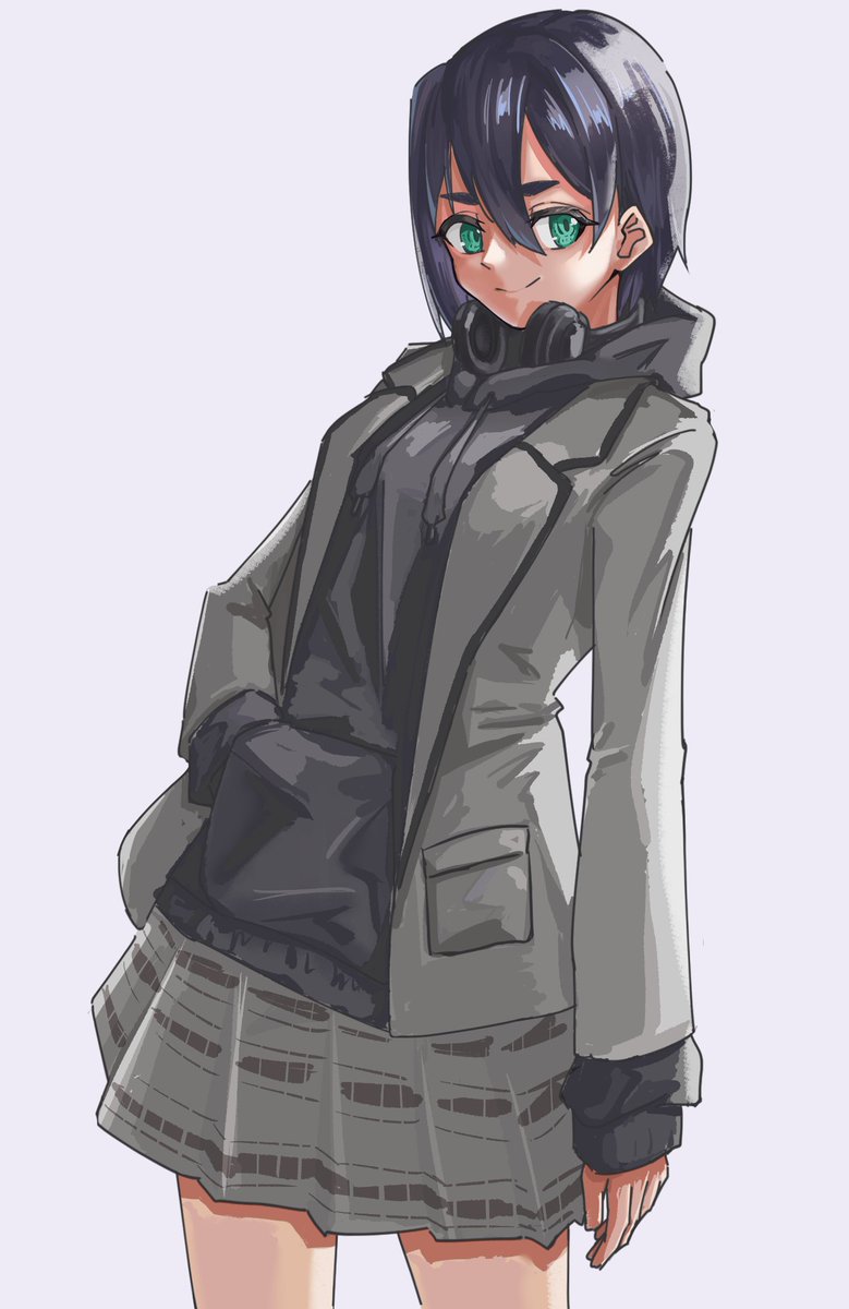 100カノ　原賀胡桃ちゃんを描きました