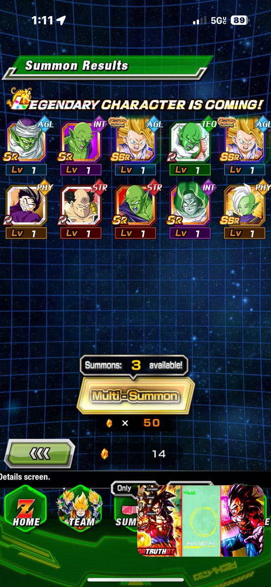 nickfirestorm's tweet photo. @DaTruthDT  while watching the summons I got the teq Vegeto to 😭😭 I’m so happy https://t.co/wVbjDvk9R3