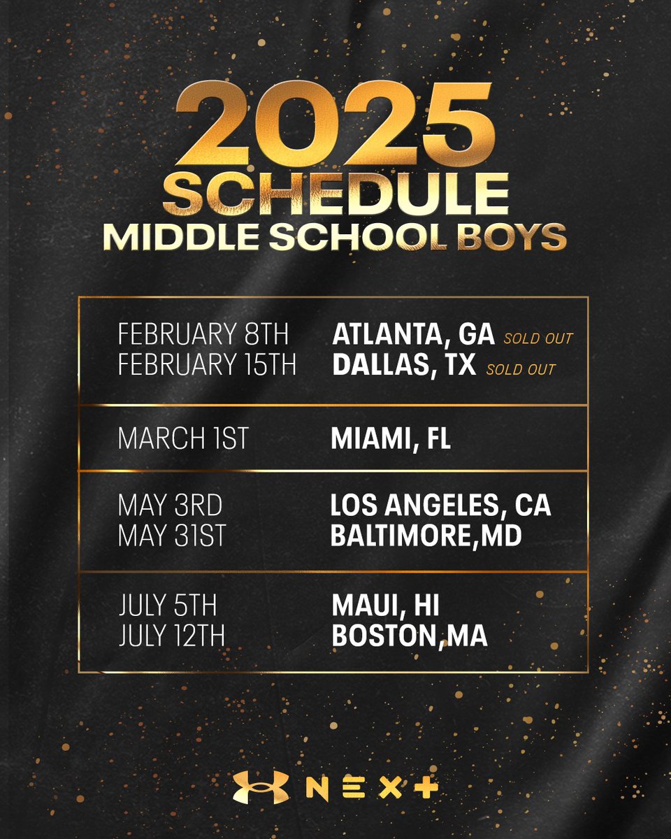 2️⃣0️⃣2️⃣5️⃣ #UANext Camps are here‼️ New schedule, same mission.