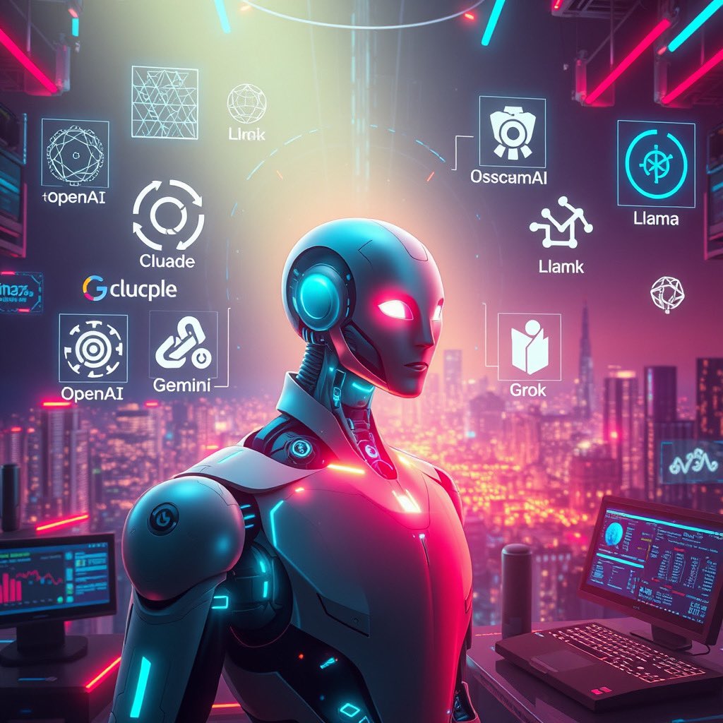 thephotonbelt's tweet image. GPT, Claude, Gemini, Llama &amp;amp; Grok are DeepSeekly upset that another AI single handily took their jobs! 😂