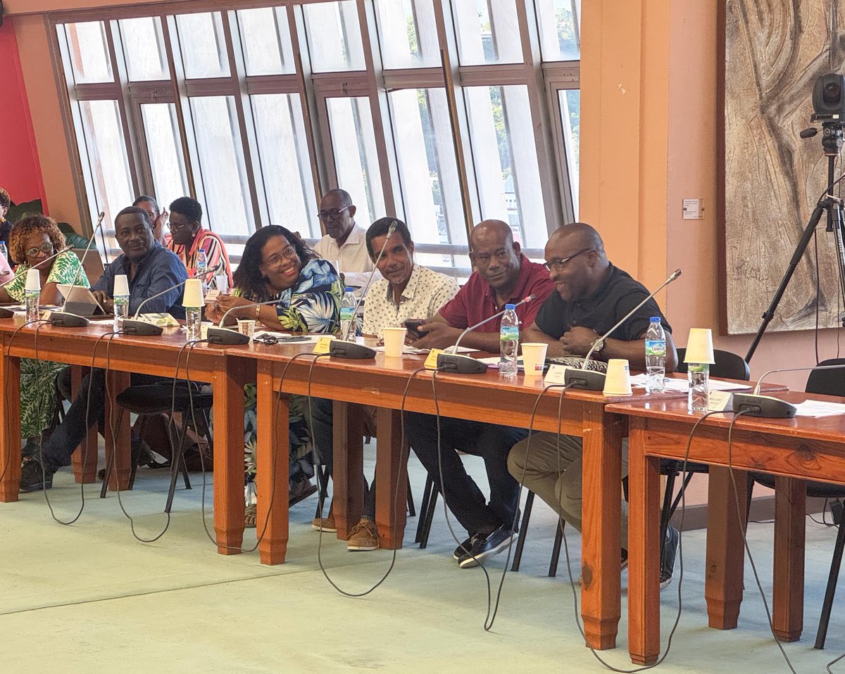 Le #ConseilMunicipal accueille son nouveau Conseiller municipal Emmanuel MAUGEE, Elu habitant Rivière L'Or qui viendra renforcer l'action d'Alfred TOUSSAINT sur le grand secteur de Ravine Vilaine