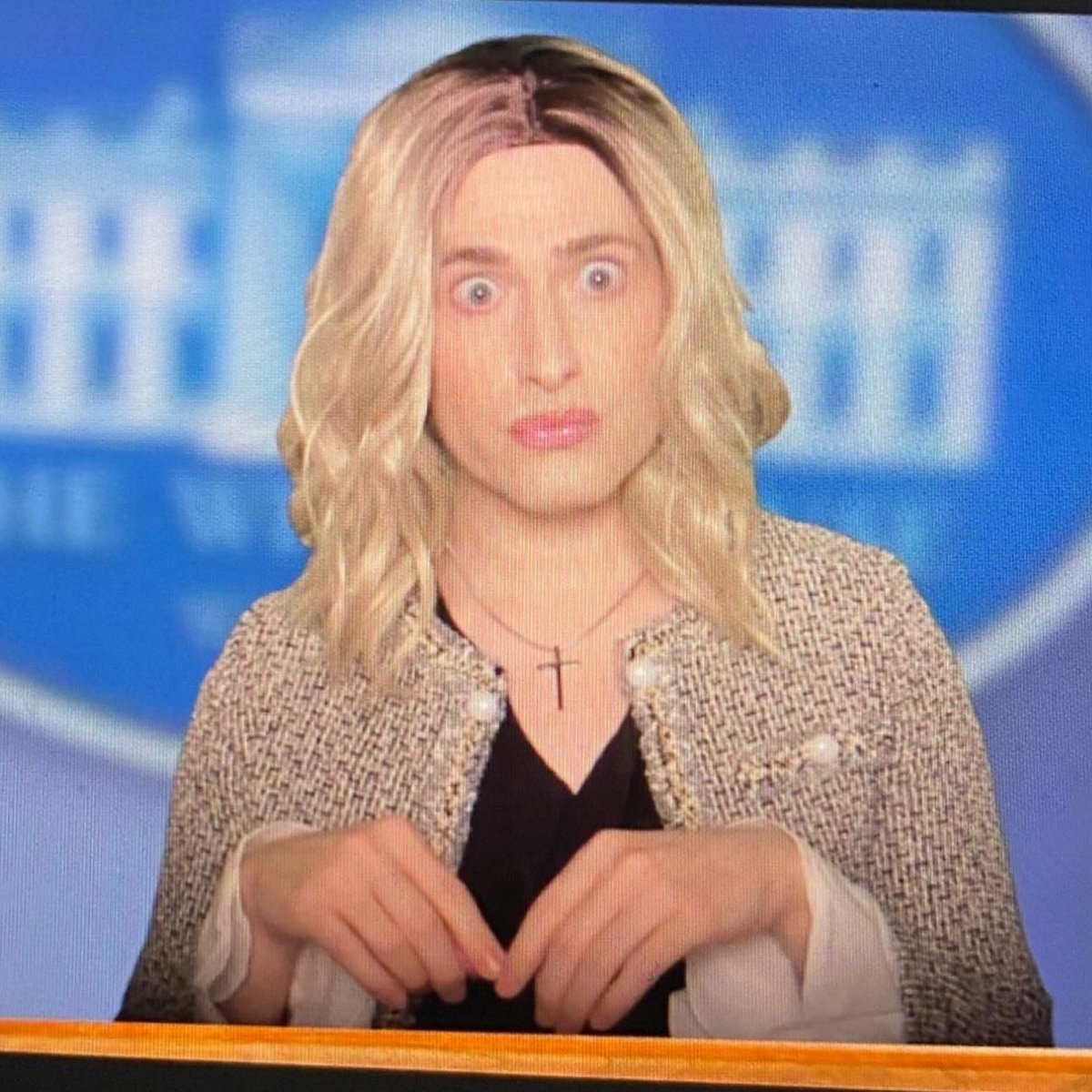 I don’t know what eggs cost but I’ve already saved about $35 on a new press secretary costume.  🙌🏻