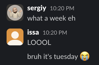 sometimes it just be like that
