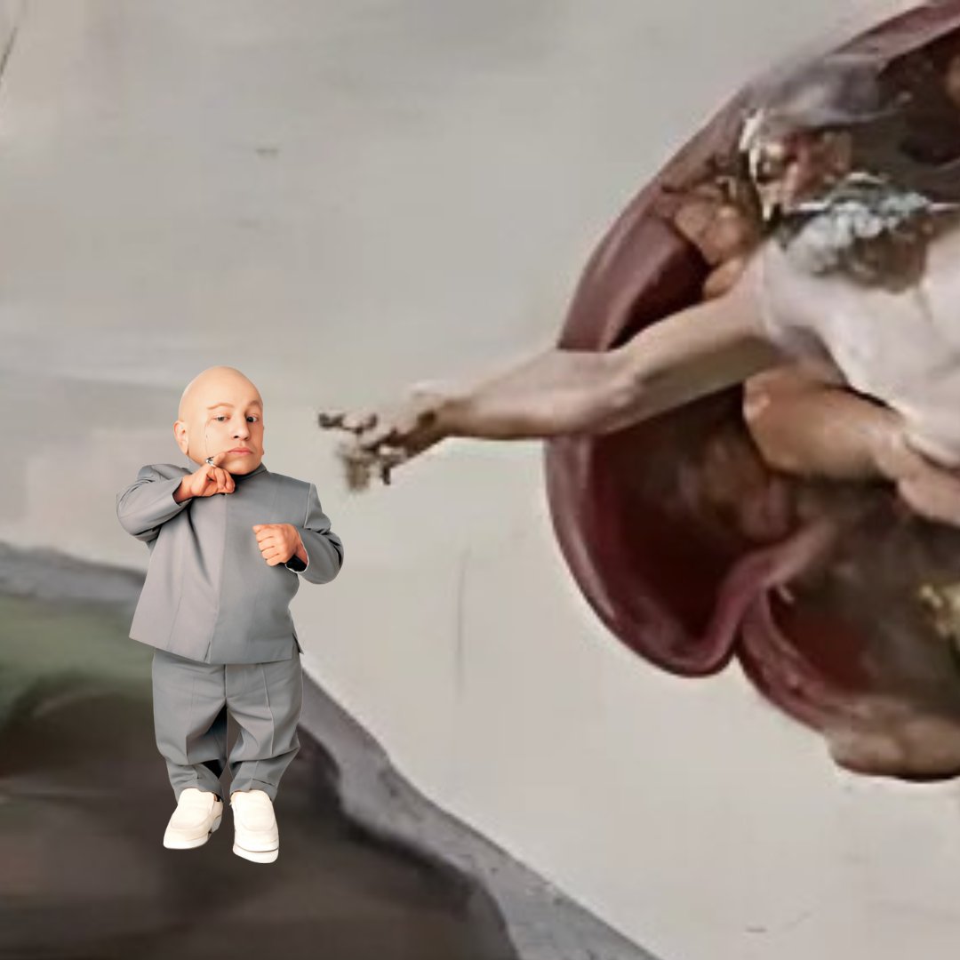 In the beginning, God created miniguy and said.

 "This is based"